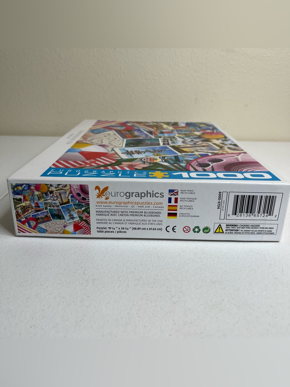 Eurographics Florida Beaches USA Road Trip Puzzle 1000 Pieces Complete - Picture 6 of 10